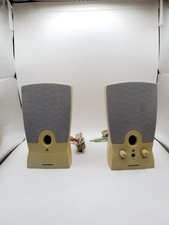 Vintage Harmon/Kardon DeskTop Speakers no power cord picture