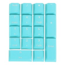 17 Key PBT Keycap Set Mechanical Numeric Keypads for Keyboard Blue picture