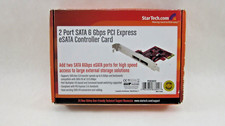 StarTech 2 Port SATA 6 Gbps PCI Express eSATA Controller Card  Storage Control picture