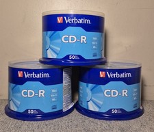 LOT OF 3 SEALED Verbatim CD-R Blank Discs 700MB 80 Minutes 52x Recordable Disc  picture