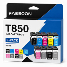 T850 9PK 9 Color Ink Cartridge Fits P800 Designer Edition Screen Print Edition picture