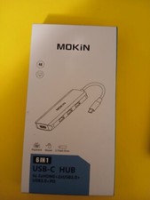 Mokin 6 In 1 USB -C HUBto 2xHDMI +2xUSB 2.0 +USB 3.0+PD picture