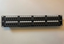 Cable Matters Cat6 48-Port 1U 19in Rackmount RJ-45 Patch Panel P48T-KAA picture