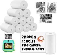 940Pcs Kids Camera Paper Roll Refill for Kid Instant Print Camera Bpa-Free picture