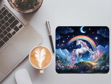 Custom Unicorn Mouse Pad: Rainbow Design (Personalized Name) picture