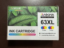 Ankink Tri-color 63XL Ink Cartridge 2-Pack picture