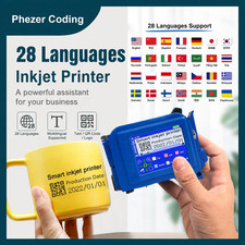 PC11plus 12.7mm Handheld Inkjet Printer Portable Batch Code Date & QR Code Print picture
