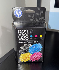 HP 923 Genuine Original Inkjet Ink Cartridges 4-Pack CMYK Black/C/M/Y picture