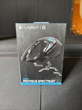 Logitech G502 Proteus Spectrum RGB 12000 DPI Optical Wired USB Mouse Black - NEW picture
