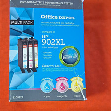 Office Depot Ink Cartridges for HP 902XL CMY Inkjet Multi Pack picture