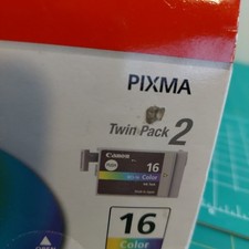 Genuine Canon PIXMA Twin Pack BCI-16 Color Ink 16 Color  -New Factory Sealed picture