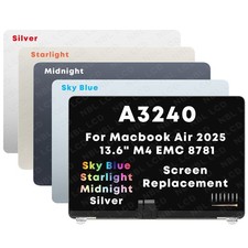 A3240 LCD Screen Replacement Assembly for MacBook Air M4 2025 13.6
