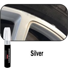 Automotive Wheel Touch Up Pen Paint Repair Pen Gloss Black Matte Black Silver picture