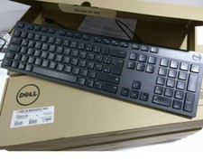 Dell USB Wired Keyboard - Black KB216d - New in Box   Slim Keyboard picture