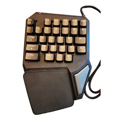 Gaming Single Keyboard Game Titan Delux T9 Pro One Handed Gaming Keyboard picture