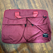 KINGSLONG Padded Maroon Polyester Shoulder/Messenger Laptop Bag Case 15.6 in picture