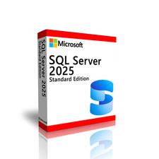 Microsoft SQL Server 2025 Standard 24 Core Unlimited User CALs CoA Authentic picture