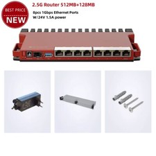 2.5G Router 512MB+128MB 2-Core w/ 8pcs 1Gbps Ethernet Ports + Power L009UiGS-RM picture