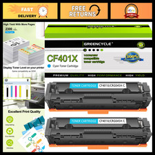 Cyan Toner Cartridge Replacement for HP 201X CF401X - 2-Pack Compatible High Yie picture