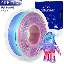 JAYO 1.75mm SILK PLA+ 3D Printer Filament Dual-Color Tri-Color Shiny 1.1KG Quad- picture