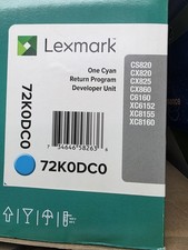 Lexmark 72K0DC0 Cyan Return Program Developer Unit for CS820 CX820 CX825 picture