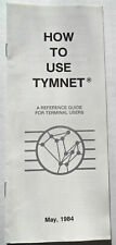 How To Use Tymnet. May 1984. Brochure [Before Internet] picture