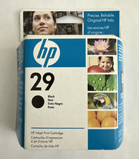 Genuine HP 29 Black Ink Cartridge 51629A Brand New Sealed - Expired 09/2010 picture