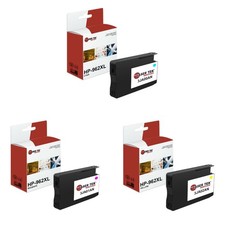 3Pk LTS 962XL CMY HY Compatible with HP OfficeJet 9012 Ink Cartridge picture