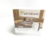 WiFiBlast Mini Wifi Repeater Wireless Connection Range To 300 Mbps New Open Box  picture