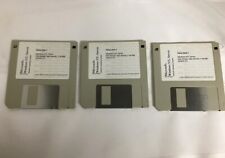 VTG OEM Microsoft Windows NT Server 4.0 Three 3.5 inch Floppy Discs Software picture