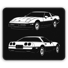 1984–1996 Chevrolet Corvette (C4) Mouse Pad - Desk Pad Gift picture