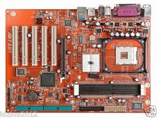 ABIT BH7-E, Socket 478, Intel Motherboard +CPU 1.7GHz +RAM 512Mb +I/O SHIELD picture