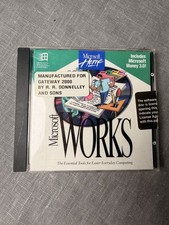 Microsoft HomeWorks CD-ROM Vintage PC Software picture