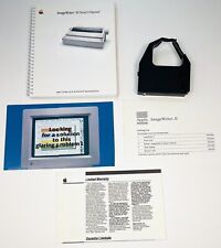 VTG 1985 APPLE ImageWriter II Printer OWNER'S MANUAL, Paperwork & Printer Ribbon picture