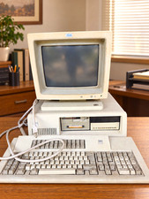 IBM PC Vintage Desktop Computer System with IBM Monitor and Keyboard 3270  picture