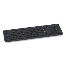 WIRELESS SLIM KEYBOARD, 103 KEYS, BLACK picture