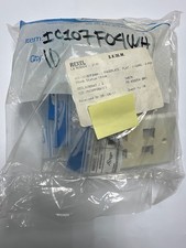 IC107F04WH  ICC 1-GANG 4-PORT FLAT FACEPLATE  LOT OF 10 picture