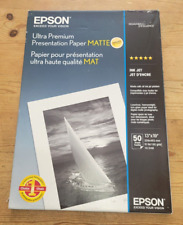 Epson S041339 Ultra Premium Presentation Paper Matte White 45 Sheets 51 lb 13x19 picture