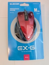 ELECOM M-XGM10USB-US EX-G Ergonomic Mouse Wired USB Silent Click 5-Button picture