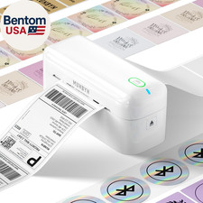 Bluetooth Thermal Label Printer Realwriter RW402B, 4X6 Shipping Label Printer fo picture
