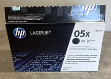 Genuine HP 05X CE505X Black High Yield Toner OEM Open Box Unused Seal Intact picture