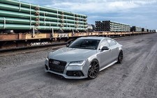 Cars adv 1 wheels audi rs7 Desk Mat Stitched picture