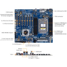 For GIGABYTE  AMD WRX80 sWRX8 Socket DDR4 VGA Motherboard MC62-G41 (rev. 1.0) picture