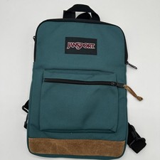 JanSport Right Pack Backpack Green Laptop Tablet Bag picture