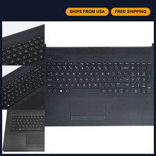 HP Laptop 17-by Upper Case Palmrest US Keyboard & Touchpad Assembly - Jet Black picture