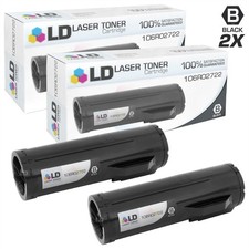 LD Compatible Xerox 106R02722 2PK HY Black Toner Cartridges for 3610/3615 picture