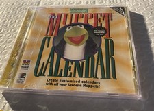 The Muppet Calendar PC Windows and or Mac Software 1995 NEW Sealed. picture