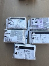 5 PK Genuine HP C6602A Standard Black Ink Cartridges-Sealed picture