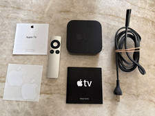 Apple TV  A1469 3rd Gen HD Media Streaming Box w/ Remote & Power Supply Manuals picture