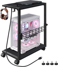 PC Stand, Height Adjustable Computer Tower Stand, 19.7